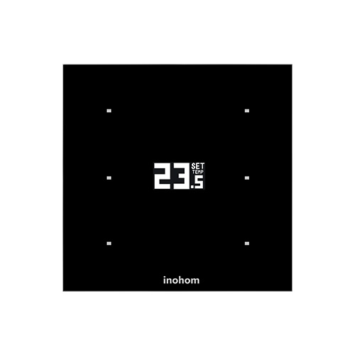 [STPM2210] 0.96'' OLED Screen Fancoil Touch Switch (Black)